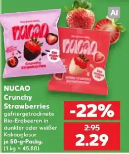 Kaufland NUCAO Crunchy Strawberries Angebot