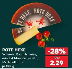 Kaufland ROTE HEXE Rohmilchkäse Angebot
