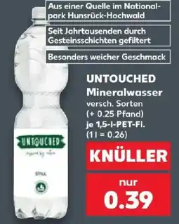 Kaufland UNTTOUCHED Mineralwasser Angebot
