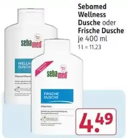 Rossmann Sebamed Wellness Dusche oder Frische Dusche Angebot