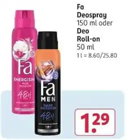 Rossmann Fa Deospray Angebot