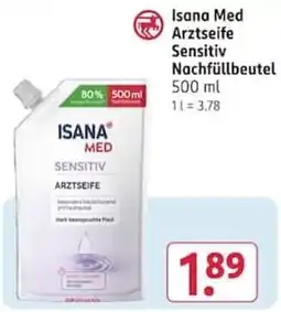 Rossmann Isana Med Arztseife SENSITIV Angebot