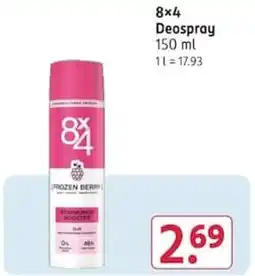 Rossmann 8x4 Deospray Angebot