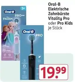 Rossmann Oral-B Elektrische Zahnbürste Vitality Pro oder Pro Kids Angebot