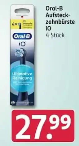 Rossmann Oral-B Aufsteckzahnbürste iO Angebot