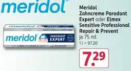 Rossmann Meridol Zahncreme Parodont Expert Angebot