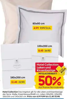 Rusta Hotel Collection Laken und Kissenbezüge Angebot