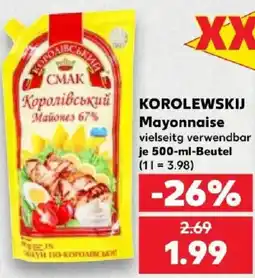 Kaufland KOROLEWSKIJ Mayonnaise Angebot