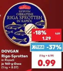 Kaufland DOVGAN Riga-Sprotten in Rapsöl Angebot
