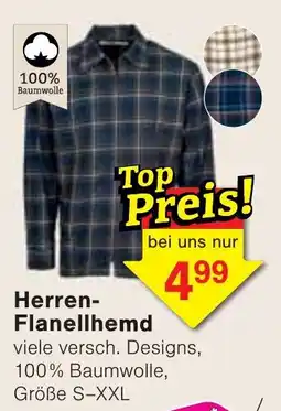 Wiglo Wunderland Herren-Flanellhemd Angebot