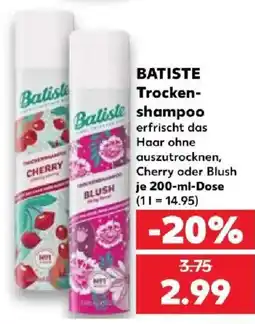 Kaufland BATISTE Trocken-shampoo Angebot