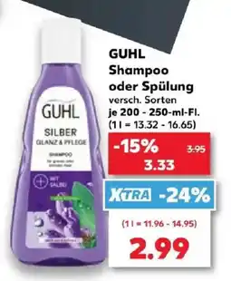 Kaufland GUHL Shampoo oder Spülung Angebot