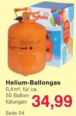 Wiglo Wunderland Helium-Ballongas Angebot
