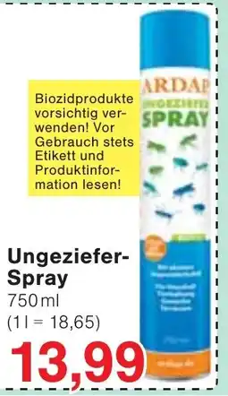 Wiglo Wunderland ARDAP Ungeziefer-Spray Angebot