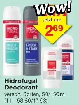 Wiglo Wunderland Hidrofugal Deodorant Angebot