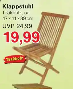Wiglo Wunderland Klappstuhl Teakholz Angebot