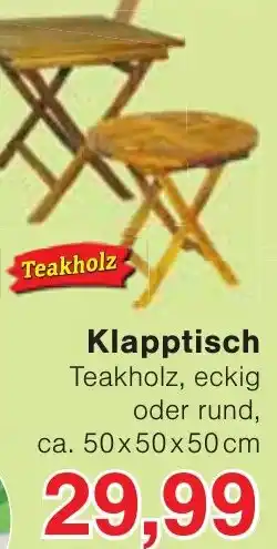 Wiglo Wunderland Klapptisch Angebot