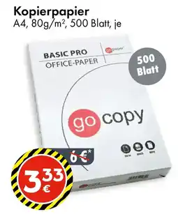 TEDi go copy Kopierpapier A4 Angebot