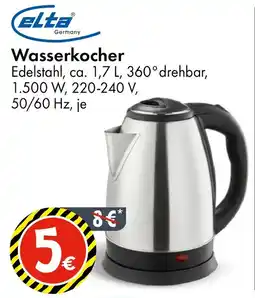 TEDi elta Wasserkocher Edelstahl Angebot