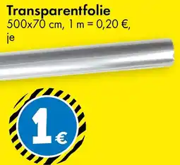 TEDi Transparentfolie Angebot