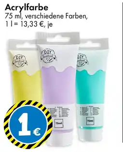 TEDi Acrylfarbe Angebot