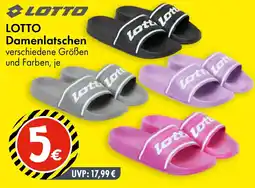 TEDi LOTTO Damenlatschen Angebot