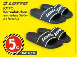 TEDi LOTTO Herrenlatschen Angebot