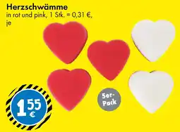 TEDi Herzschwämme Angebot