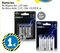 TEDi elte Batterien Angebot