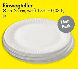 TEDi Einwegteller Angebot