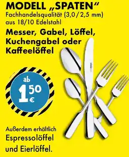 TEDi MODELL,,SPATEN" Messer, Gabel, Löffel, Kuchengabel oder Kaffeelöffel Angebot