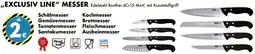 TEDi EXCLUSIV LINE" MESSER Edelstahl Rostfrei 4Cr15 MoV, mit Kunststoffgriff Angebot