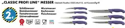 TEDi CLASSIC PROFI LINE" MESSER Edelstahl Rostfrei X50CrMoV15, mit Kunststoffgriff Angebot