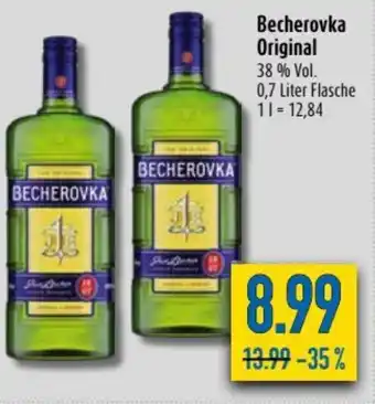 diska Becherovka Original 700ml Angebot