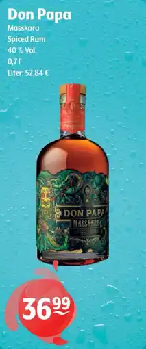 Getränke Hoffmann Don Papa Masskara Spiced Rum Angebot