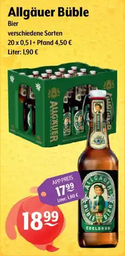 Getränke Hoffmann Allgäuer Büble Bier Angebot