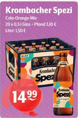 Getränke Hoffmann Krombacher Spezi Cola-Orange-Mix Angebot