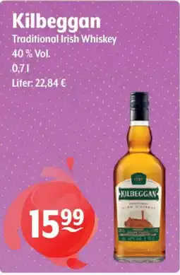 Getränke Hoffmann Kilbeggan Traditional Irish Whiskey Angebot