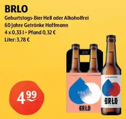 Getränke Hoffmann Geburtstags-Bier Hell oder Alkoholfrei BRLO Angebot