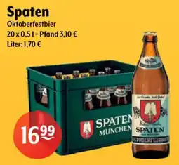 Getränke Hoffmann Spaten Oktoberfestbier Angebot