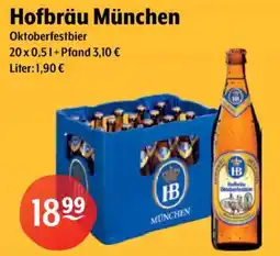 Getränke Hoffmann Hofbräu München Oktoberfestbier Angebot
