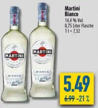 diska Martini Bianco 750ml Angebot