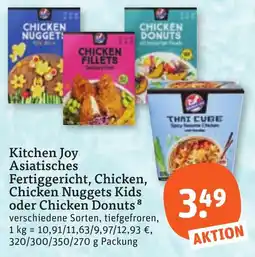tegut Kitchen Joy Asiatisches Fertiggericht, Chicken, Chicken Nuggets Kids oder Chicken Donuts Angebot