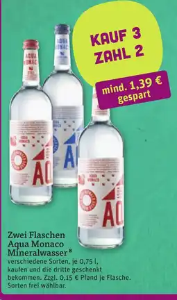 tegut Aqua Monaco Mineralwasser Angebot