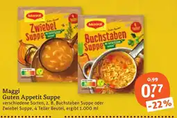 tegut Maggi Guten Appetit Suppe Angebot