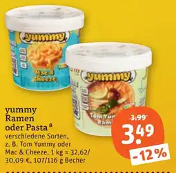 tegut yummy Ramen oder Pasta Angebot