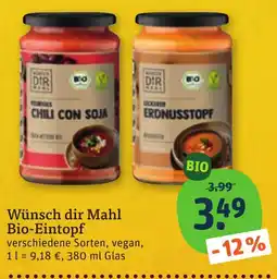 tegut DIR Bio-Eintopf Angebot