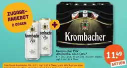 tegut Krombacher Pils, Alkoholfrei oder 0,0% Angebot