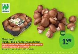 tegut Naturland Bio-Champignons braun Angebot