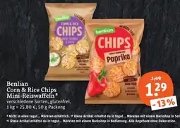 tegut Benlian Corn & Rice Chips Angebot